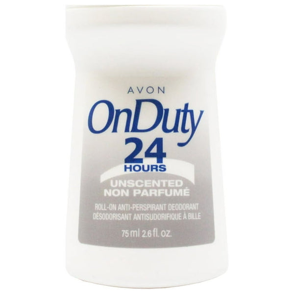 AVON - OnDuty 24 Hours Unscented Non-Parfume Roll-On Deodorant