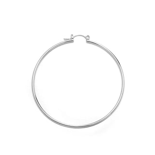 JOY JEWELRY - Silver Pincatch Hoop Earrings B21