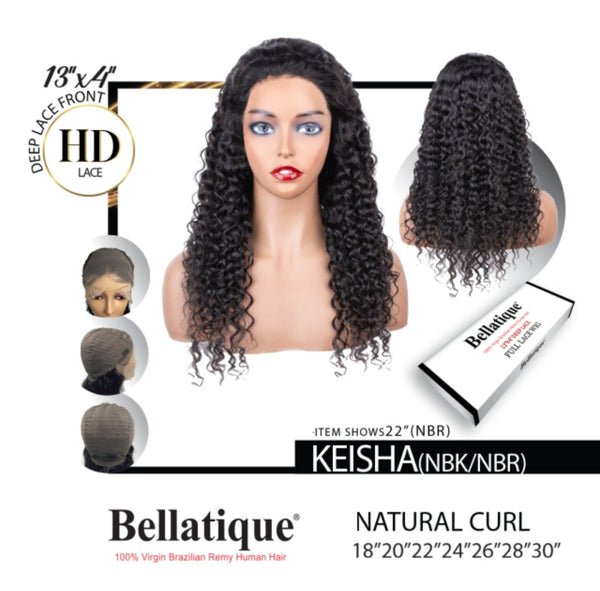 BELLATIQUE - 100% Virgin Brazilian Remy 13X4 Deep Lace Wig KEISHA