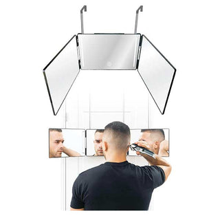 MAGIC COLLECTION - PRO MULTI ANGLE TRI-FOLD 3-WAY MIRROR - LED LIGHT