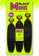 BLACK MINK - 10A Unprocessed Brazilian Virgin Hair STRAIGHT (HUMAN)