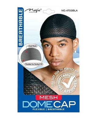 MAGIC COLLECTION - Mesh Dome Cap BLACK