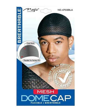 MAGIC COLLECTION - Mesh Dome Cap BLACK