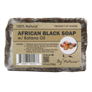 By Natures - 100% Natural African Black Soap W/ Batana Oil