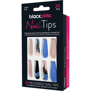 BLACK PINK - Nail Tips Premium False Nails BNT012