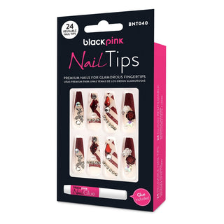 BLACK PINK - Nail Tips Premium False Nails BNT040