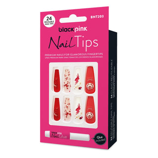 BLACK PINK - Nail Tips Premium False Nails BNT203