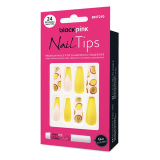 BLACK PINK - Nail Tips Premium False Nails BNT210