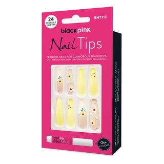 BLACK PINK - Nail Tips Premium False Nails BNT212