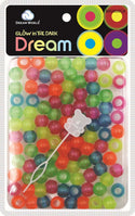 DREAM WORLD - HAIR BEADS LARGE LUMINOUS ASSORTED (BR2600CA)