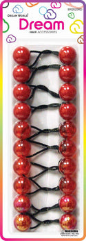 DREAM WORLD - Hair Knockers Medium Red Assorted BR2620RD