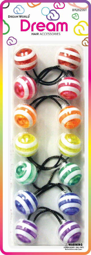 DREAM WORLD - Jumbo Hair Knocker 6 Pieces (BR2625ST)