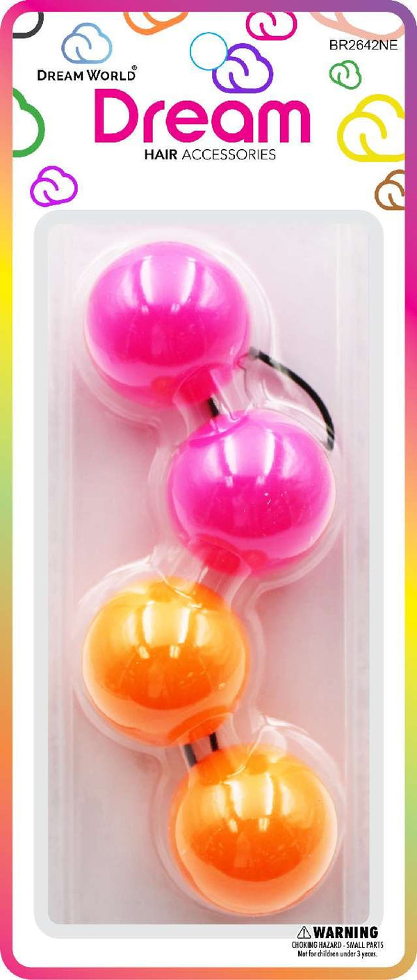 DREAM WORLD - Jumbo Hair Knocker 42MM 2PC BLACK