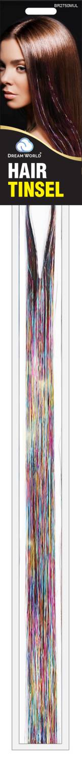 DREAM WORLD - HAIR TINSEL MULTI COLOR