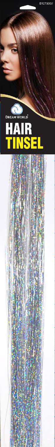 DREAM WORLD - HAIR TINSEL SILVER