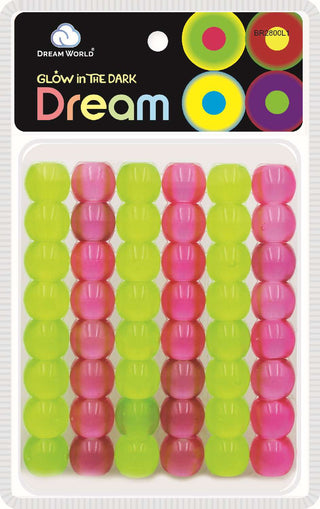 DREAM WORLD - GLOW IN THE DARK 18MM LUMINOUS YELLOW/PINK