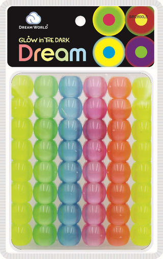 DREAM WORLD - GLOW IN THE DARK 18MM LUMINOUS ASSORTED MIX