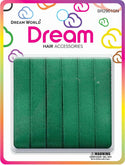 DREAM WORLD - HAIR RIBBON Green 6PC 0.5″