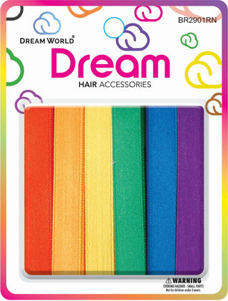 DREAM WORLD - Hair Ribbons Assorted (BR2901RN)