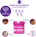 ESHA - Slick N Slay 2-IN-1 Braid & Edge Gel - PEACH & BIOTIN