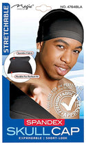 MAGIC COLLECTION - Spandex Skull Cap BLACK