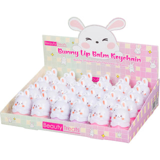 BEAUTY TREAT - Bunny Lip Balm Keychain 1PC