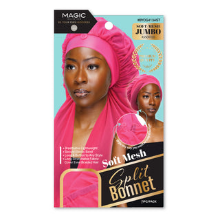 MAGIC COLLECTION - Soft Mesh Jumbo Assorted Split Bonnet