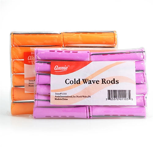 ANNIE - Professional Cold Wave Rods 12PCs JUMBO ORANGE