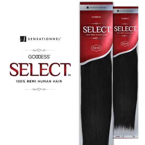 SENSATIONNEL - GODDESS SELECT 100% REMI HUMAN HAIR YAKI 10S(8