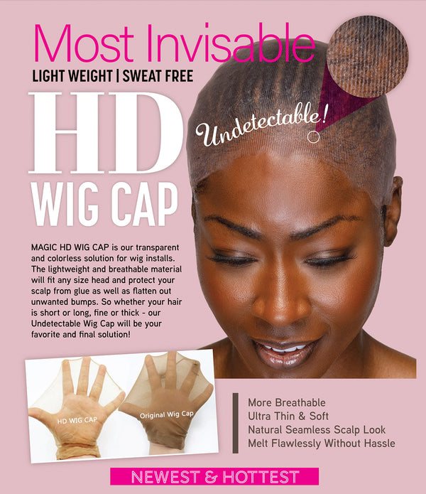 MAGIC COLLECTION - HD WIG CAP TRUE BLACK