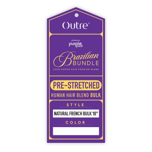 OUTRE - PURPLE PACK BRAZILIAN - PRESTRETCHED NATURAL FRENCH BULK 24