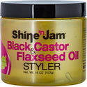 AMPRO - Shine 'N Jam Black Castor Flaxseed Oil Styler Gel