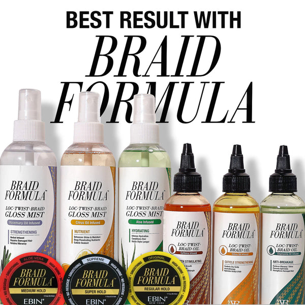 EBIN - BRAID FORMULA LOC. TWIST. BRAID GLOSS MIST - STRENGTHENING