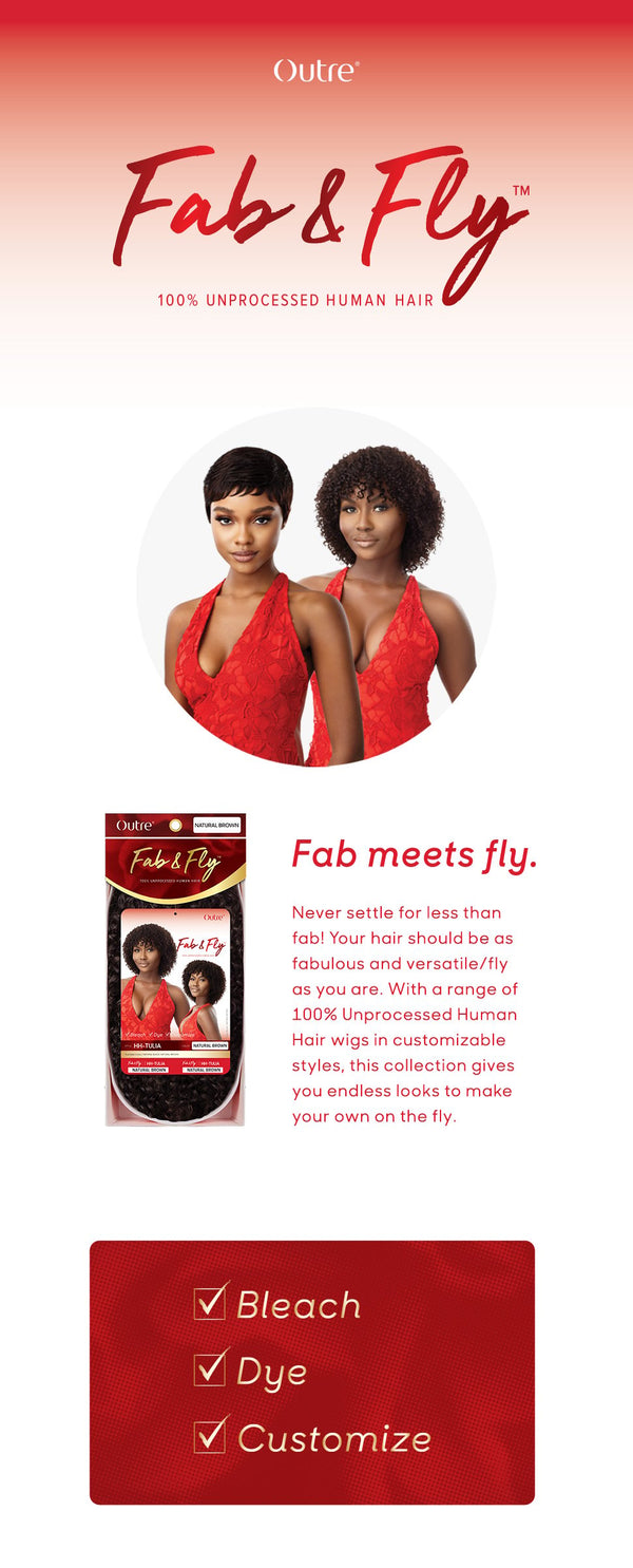 OUTRE - FAB & FLY FULL CAP WIG - HH - MAYSIE