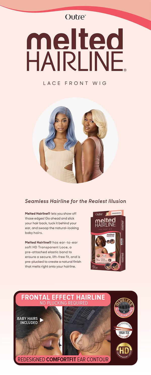 OUTRE - LACE FRONT WIG - MELTED HAIRLINE - FIORA - HT