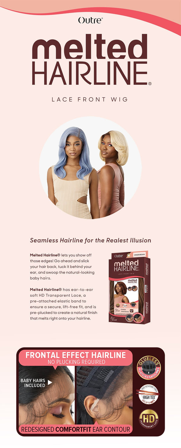 OUTRE - LACE FRONT WIG - MELTED HAIRLINE - MH 125 - HT