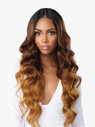 SENSATIONNEL - BUTTA LACE HUMAN HAIR BLEND OCEAN WAVE 30″