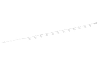 C&L - BLACKPINK SILVER CHARM ANKLET