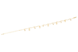 C&L - BLACKPINK GOLD CHARM ANKLET
