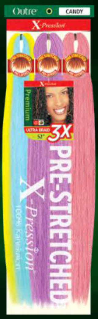Buy candy OUTRE - X-PRESSION PRE-STRETCHED BRAID 3X 52" (FINISHED: 26")