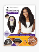 SENSATIONNEL - KINKY EDGE 13X6 LACE WIG - KINKY LAYERED BLOW OUT 22 (CK&CO)