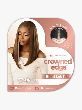 SENSATIONNEL - CROWNED EDGE LACE WIG BLUNT LOB 15
