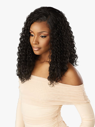 SENSATIONNEL - CROWNED EDGE LACE WIG WATER DEEP 16