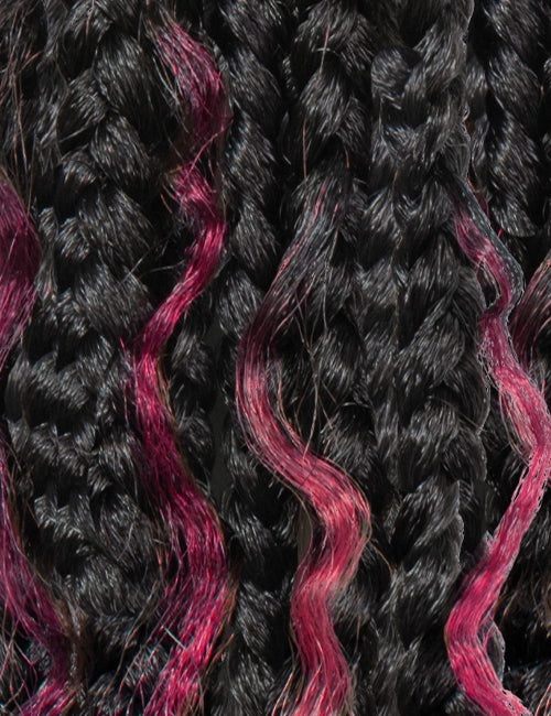 OUTRE - 100% FHT WHOLE LACE WIG - BOHO MERMAID BOX BRAID 32