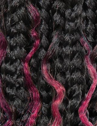 OUTRE - 100% FHT WHOLE LACE WIG - BOHO MERMAID BOX BRAID 32"