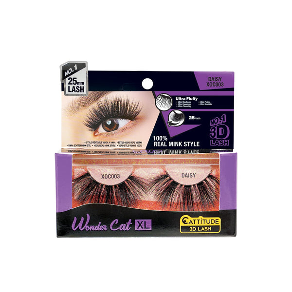 EBIN - DAISY - WONDER CAT XL 25MM 3D FAUX MINK LASHES