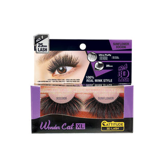 EBIN - SUNFLOWER - WONDER CAT XL 25MM 3D FAUX MINK LASHES