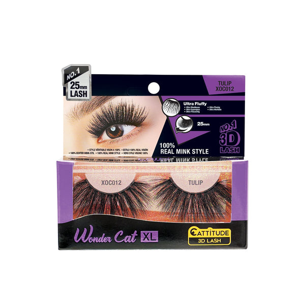 EBIN - TULIP - WONDER CAT XL 25MM 3D FAUX MINK LASHES