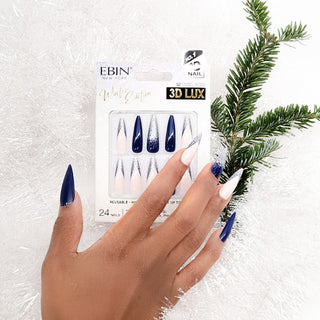 EBIN - 3D LUX WINTER EDITION NAIL - SILENT NIGHT