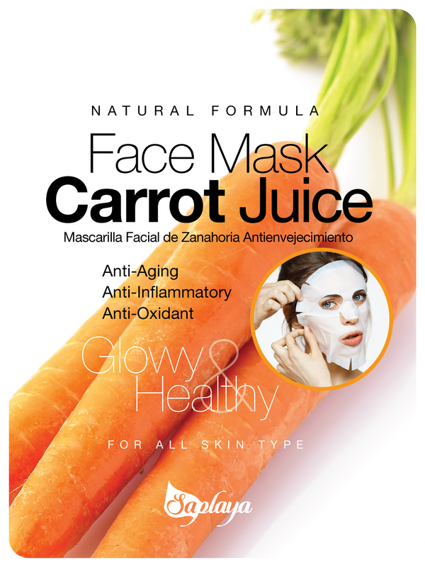 SAPLAYA - GLOW MASK SHEET CARROT JUICE